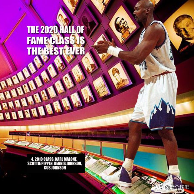 NBA前十届篮球名人堂，16年姚明奥尼尔第5，科比邓肯加内特登顶