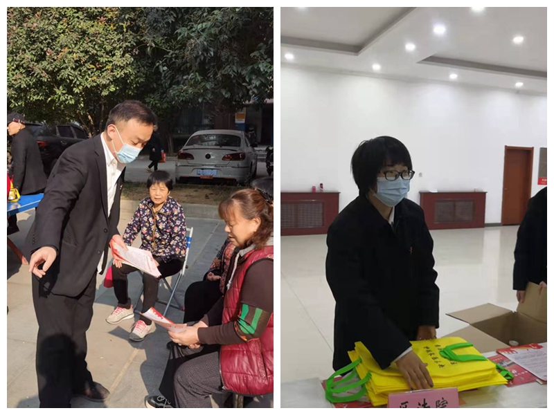 西安未央法院参加平安建设集中宣传活动