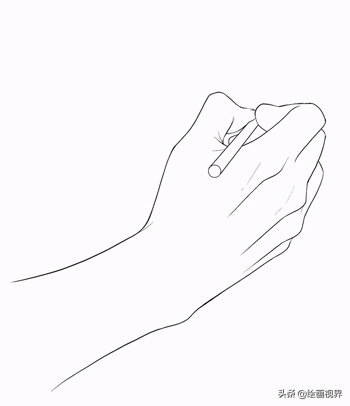 初学者怎么画手？从最基础的造型画起来，简单易学，收藏临摹学习