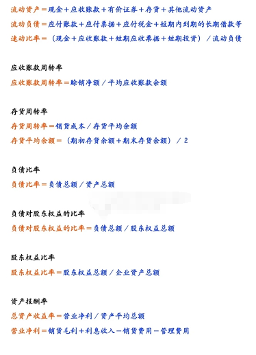 2021年最新会计必备公式大全，工作考证都能用，快来收藏备用哦