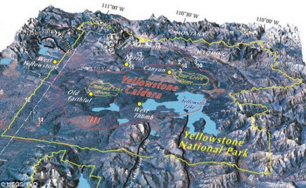 美国火山(“美国黄石”1天超140多次地震，什么原因，是超级火山喷发前兆？)