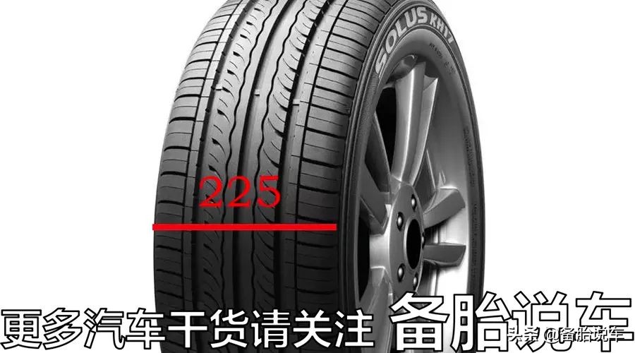 轮胎上刻的225/45R17什么意思？原来是轮胎的身份证，1次全弄明白