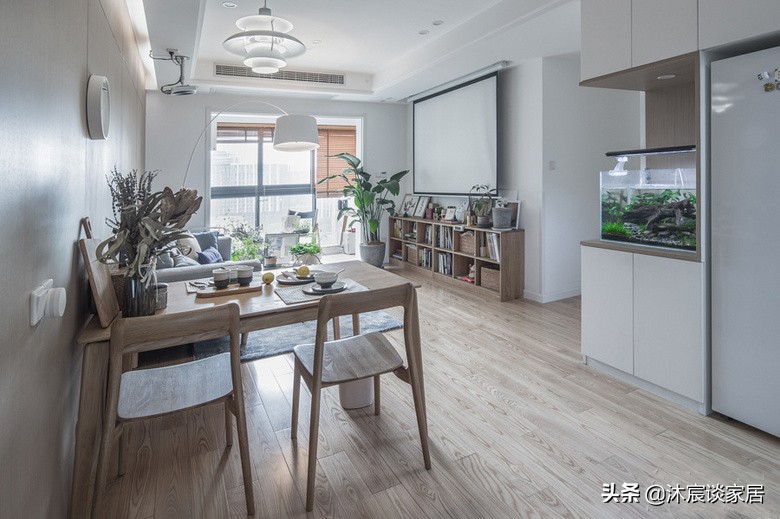 她的新家，轻松随性，全屋“森系”风格清新素雅，喜欢就照这样装