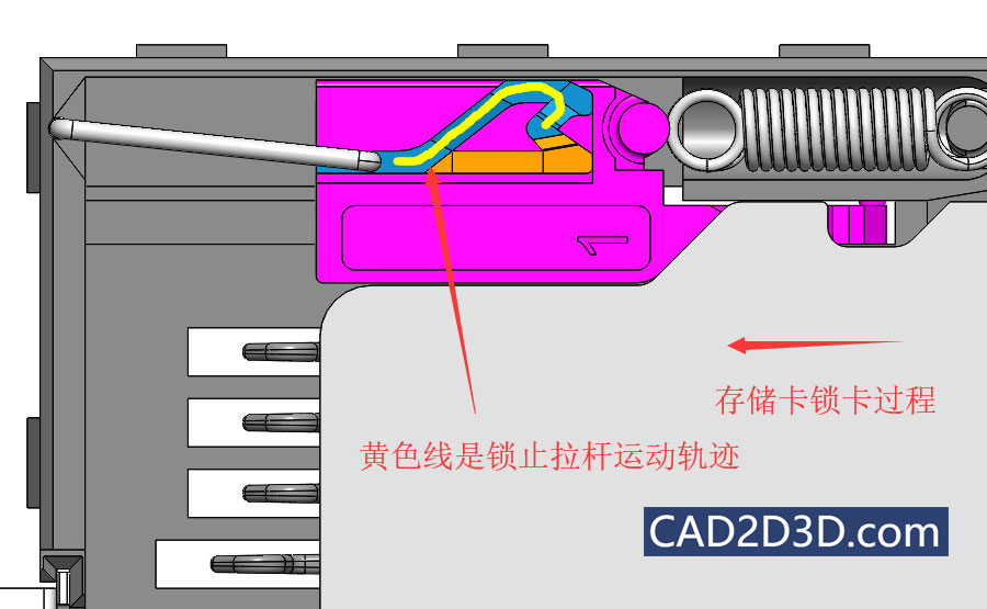 取卡针弹出卡槽原理图图片