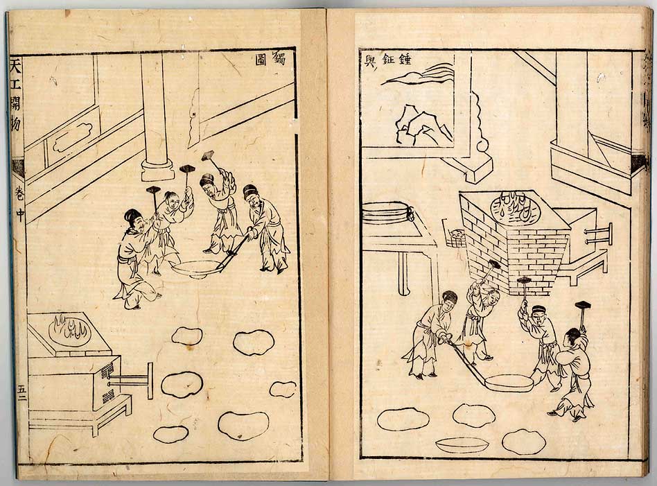 中国17世纪的工艺百科全书(明代宋应星的天工开物)