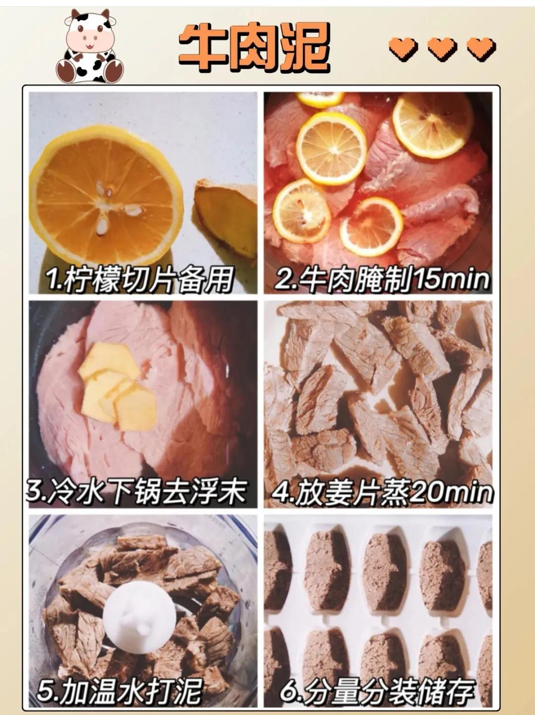 7月龄+宝宝辅食肉泥合集！7月龄+肉肉加起来！