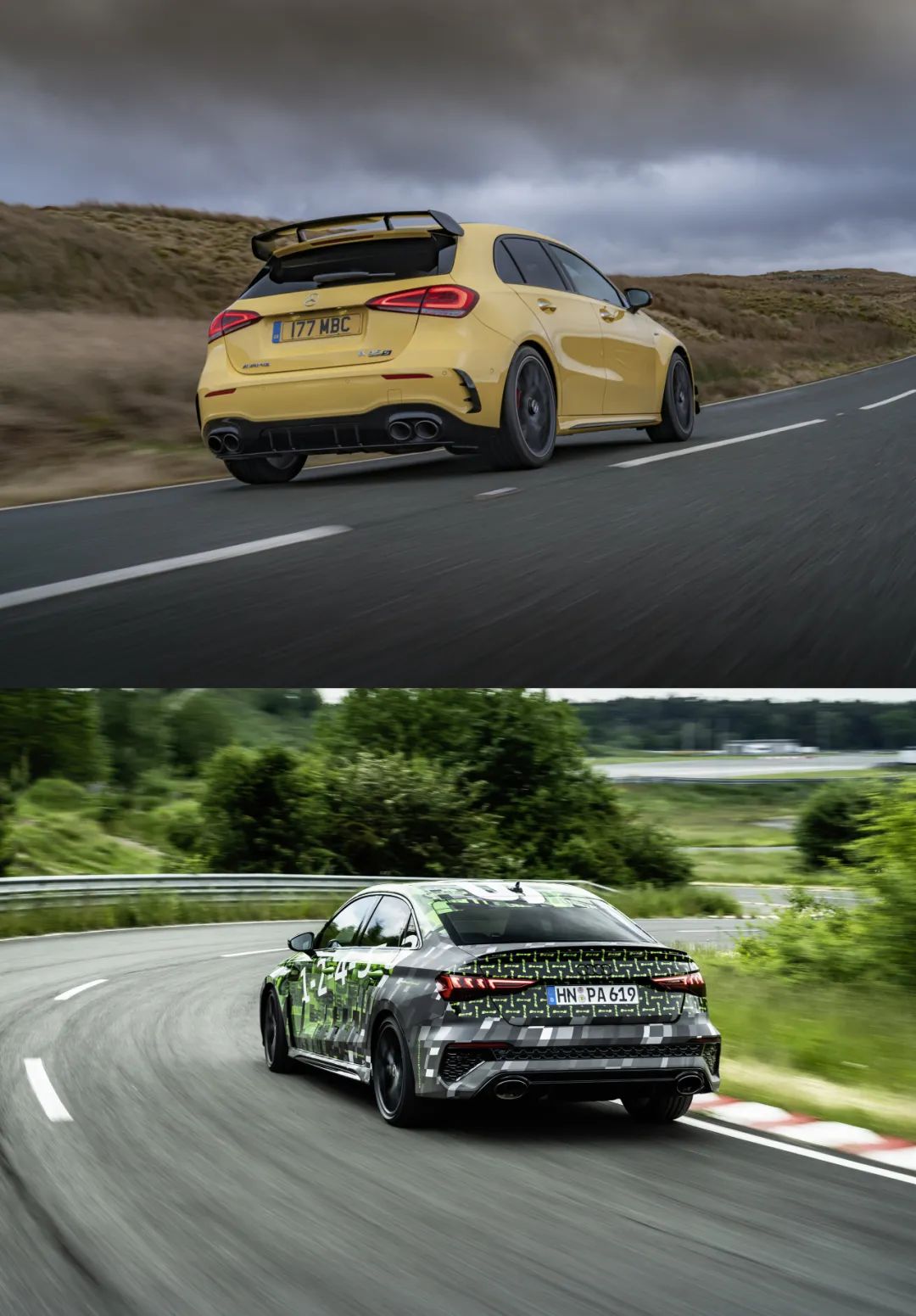 “漂移模式”已是高性能小钢炮的必备技能——RS 3 vs AMG A45 S