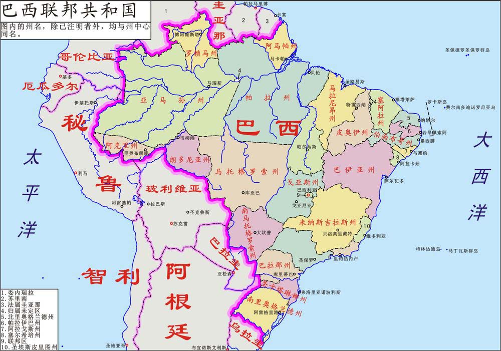 巴西面积多大 -生活知识库-动动脑