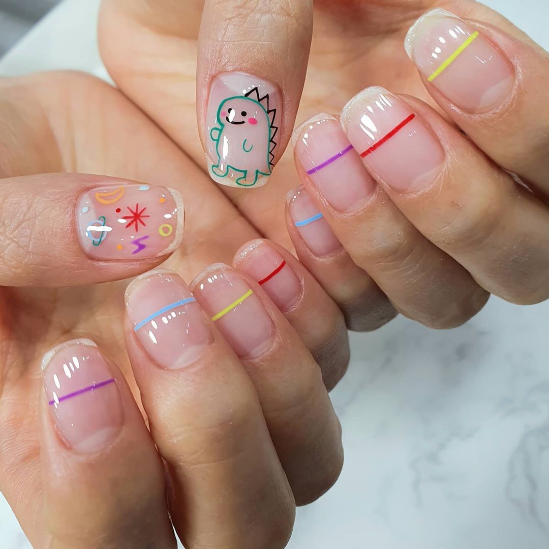 nails 秀|日系小清新美甲,温柔了岁月的指尖精灵