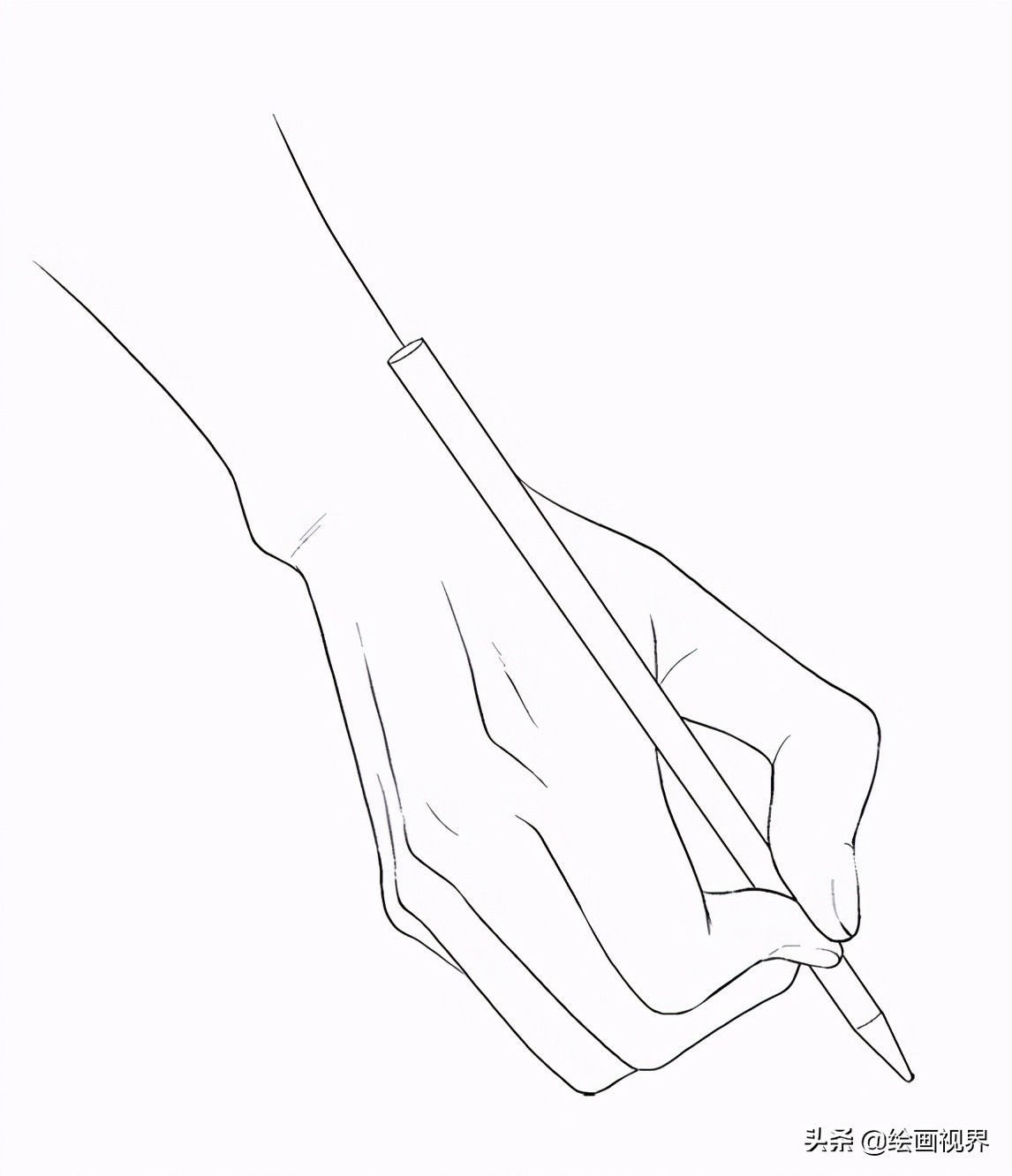 初学者怎么画手？从最基础的造型画起来，简单易学，收藏临摹学习