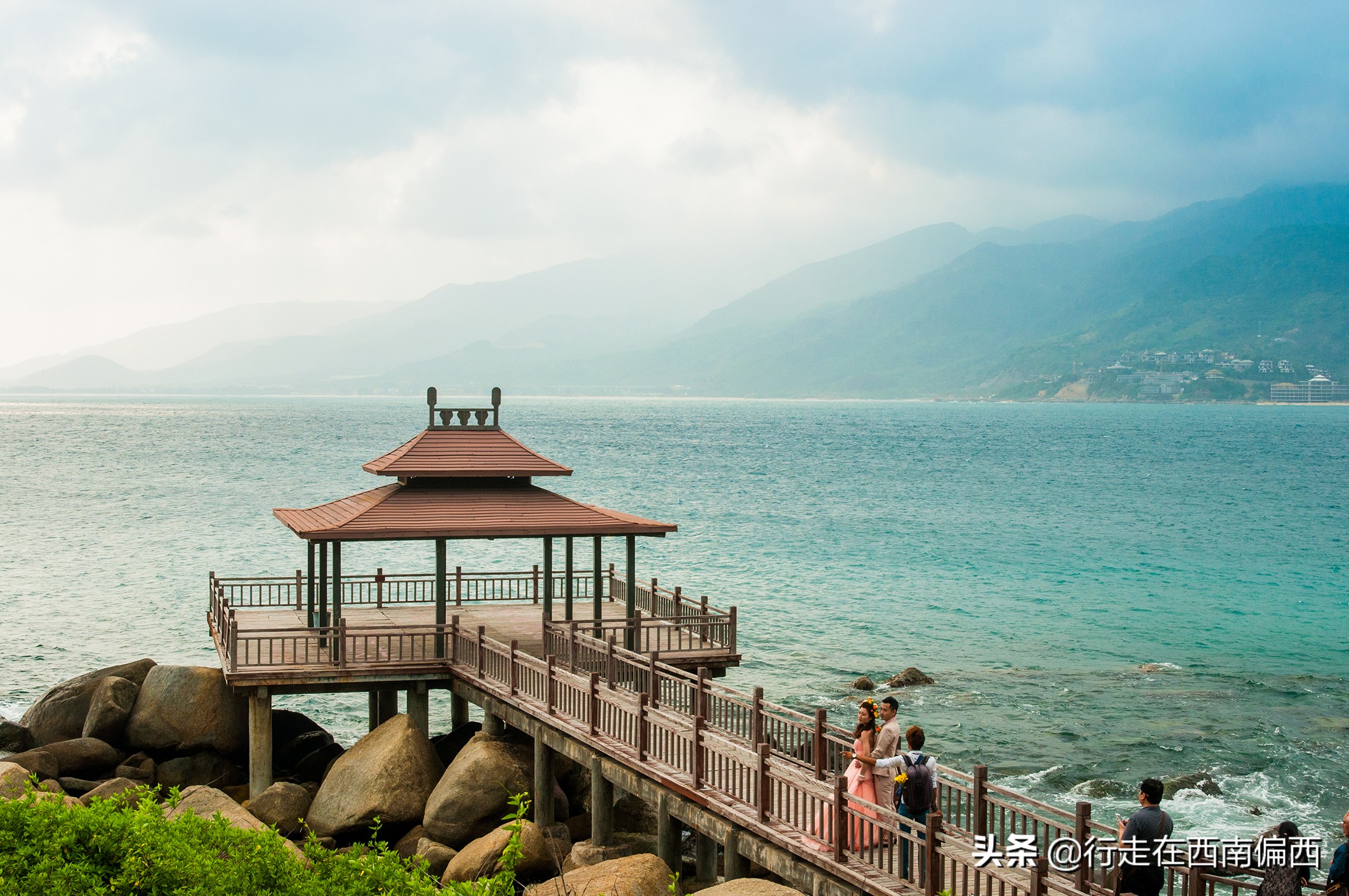 游览海南分界洲岛优美句子