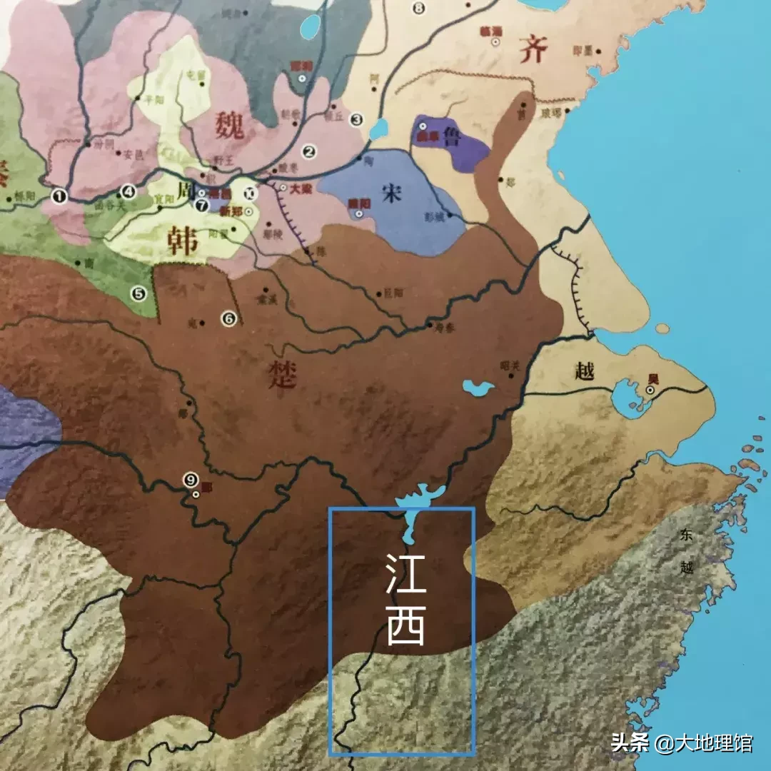 楚地是指哪里(为了争夺江西,吴,越,楚三国都干了什么?