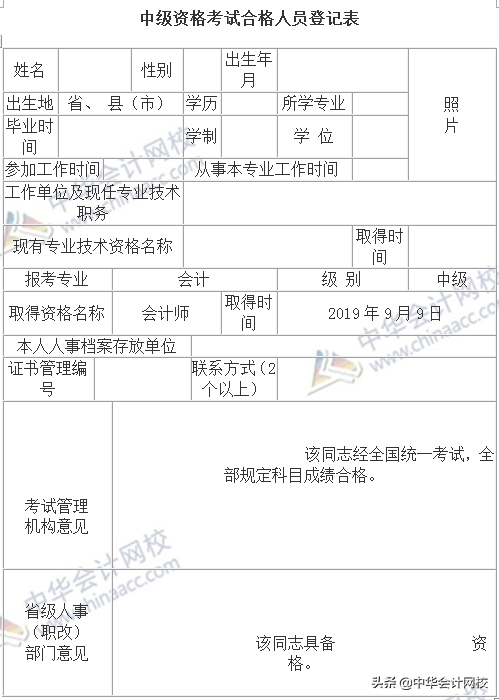 这篇文章帮中级考生省大事了！赶快核对，逾期将不能补办
