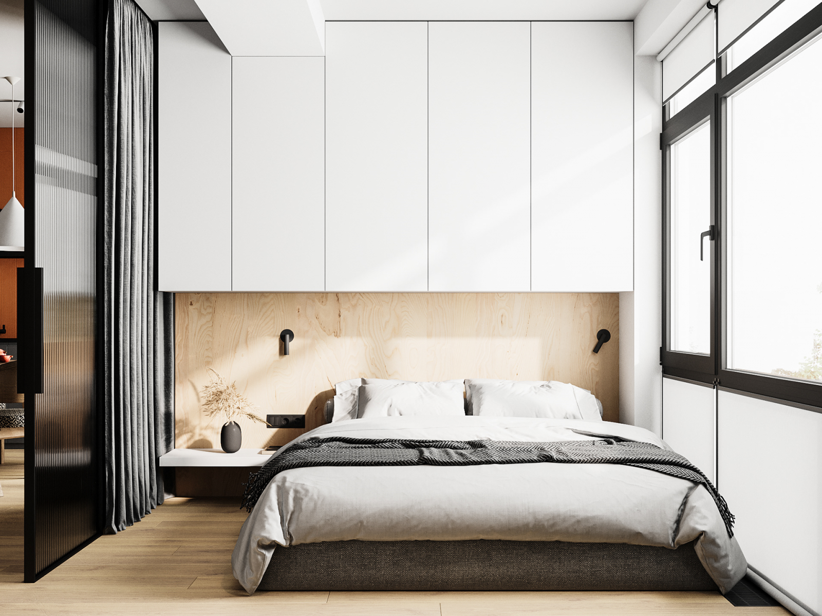 仅有55㎡的家，两室一厅，还有小庭院，北漂小姐姐的家，太漂亮