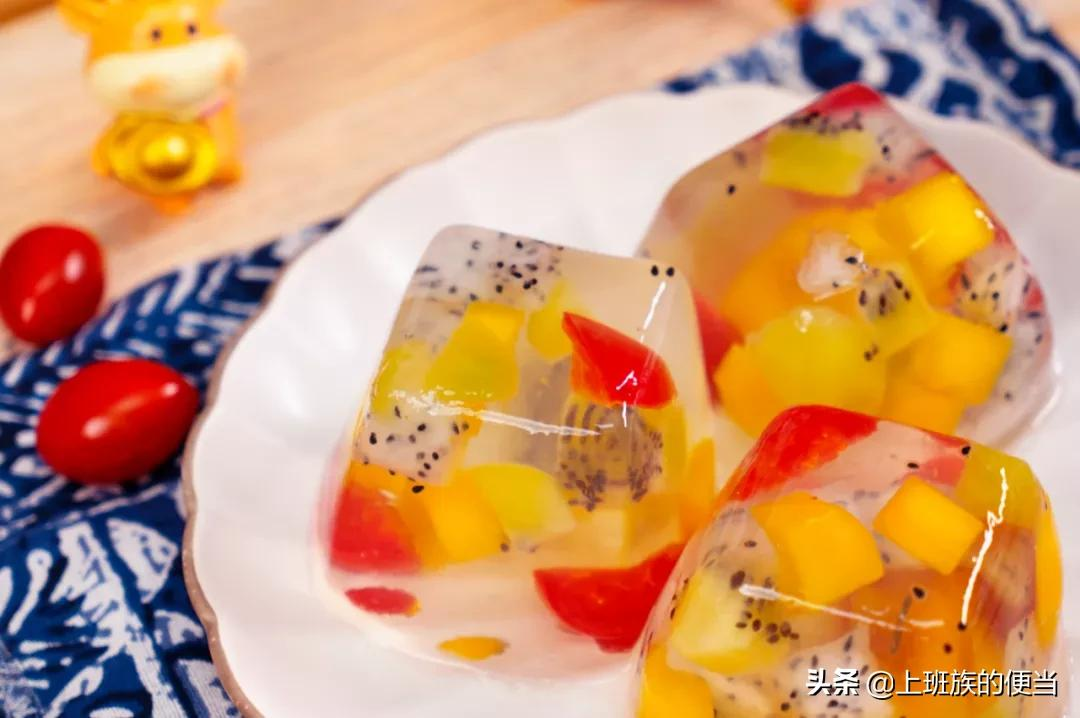 家庭自制冰爽果冻,在家2步搞定,小孩天天嚷着要