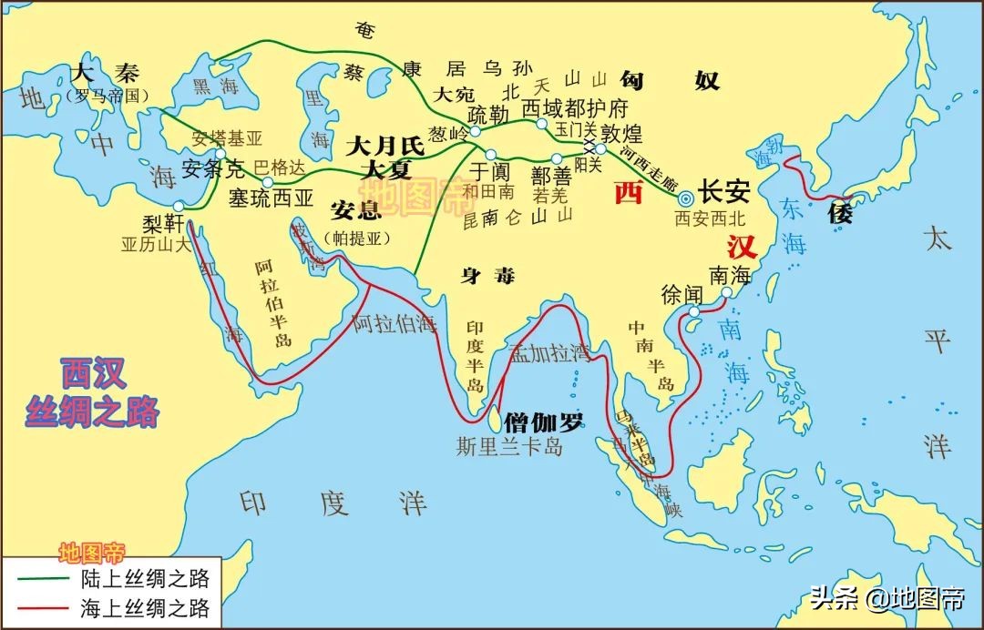 路上丝绸之路起点(为何宋朝元朝之后，丝绸之路从陆地转移到海洋？)