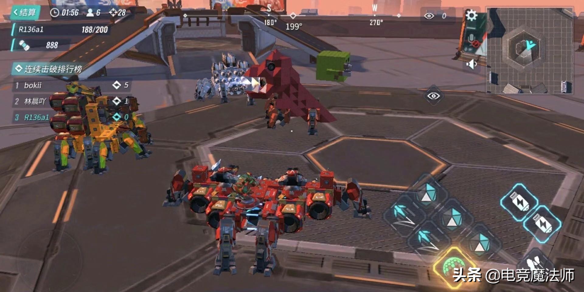 重装上阵：玩家自制“甲壳虫”战车！打遍无限擂台无敌手？