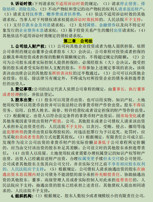 21年中级会计经济法！考前狂背3页纸重点（最新整理）可打印背诵