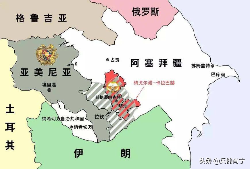 亚美尼亚和阿塞拜疆：本是两个小国打架，却牵扯多个大国介入