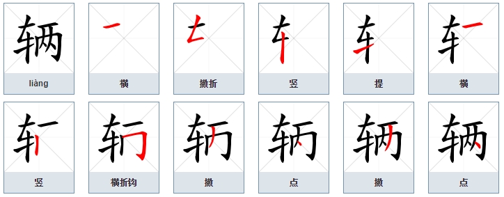 上海一年级下册语文：小字的正确笔顺书写方法