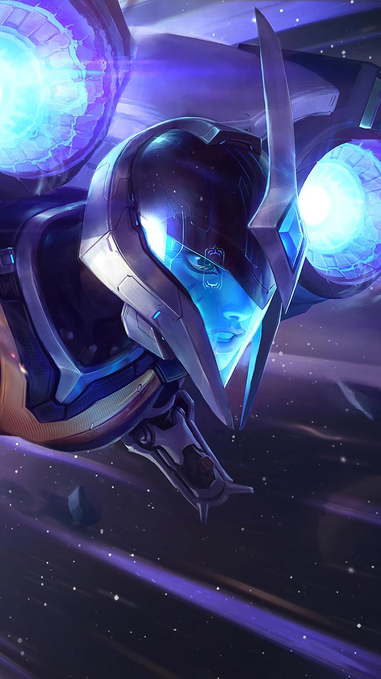 lol壁纸插画,虚空之女·卡莎,是不是你本命英雄