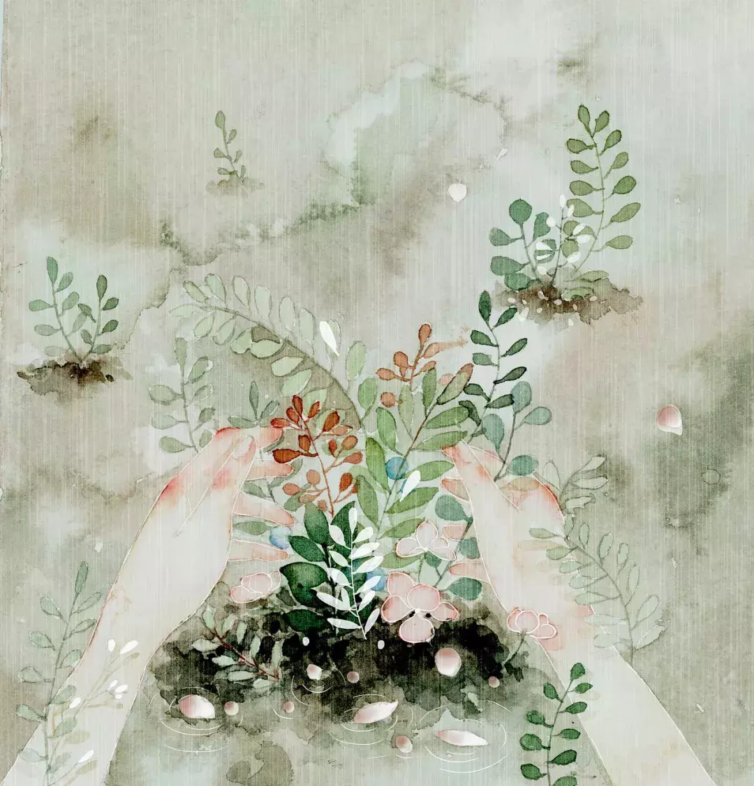 镜花水月，插画师用一支水彩笔画出一个梦想王国！