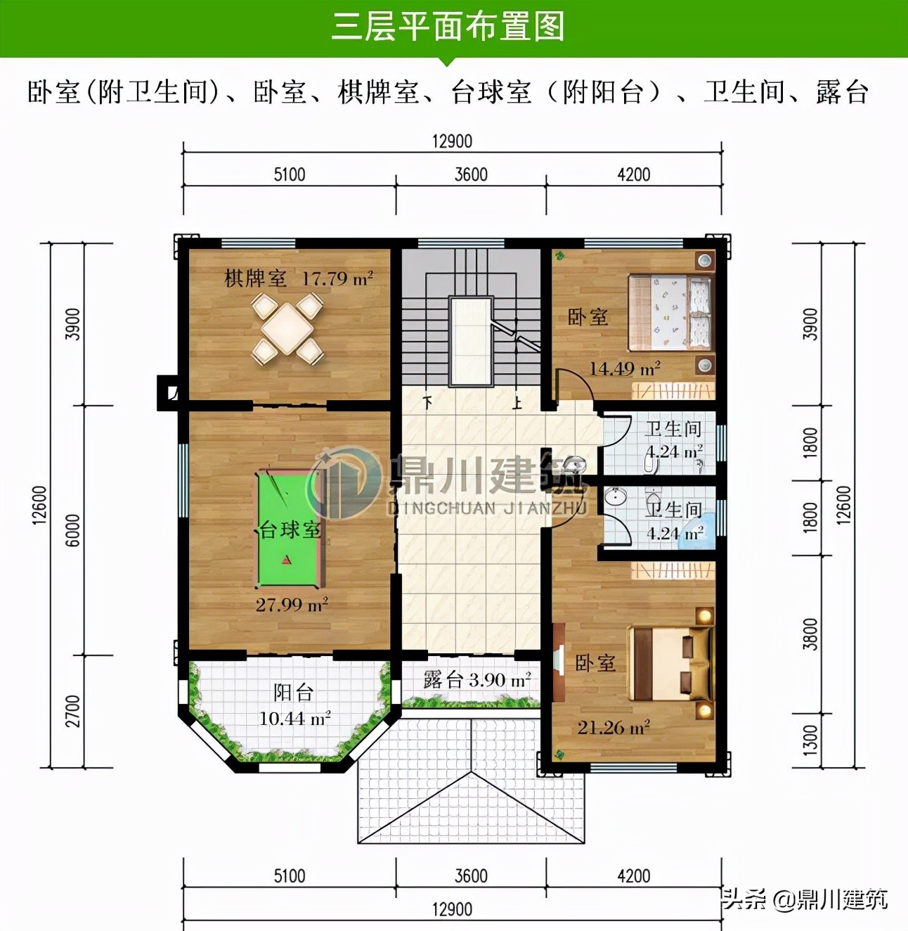 4套复式带旋转楼梯别墅，室内装饰怎么做？何不参考这个效果图