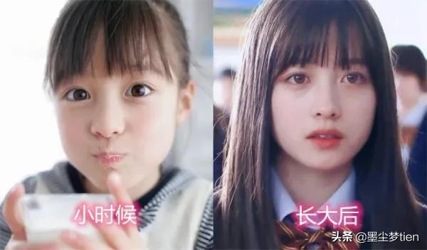 小萝莉小时候VS长大后，桥本环奈从小美到大，看到她：想生女儿