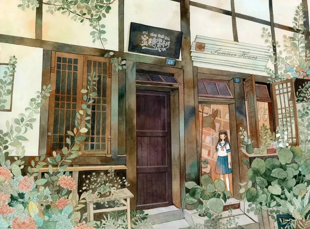 镜花水月，插画师用一支水彩笔画出一个梦想王国！