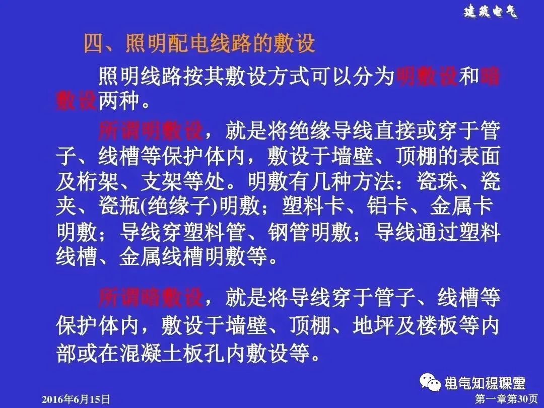 建筑强电和弱电的基础知识与识图（94页PPT详解）
