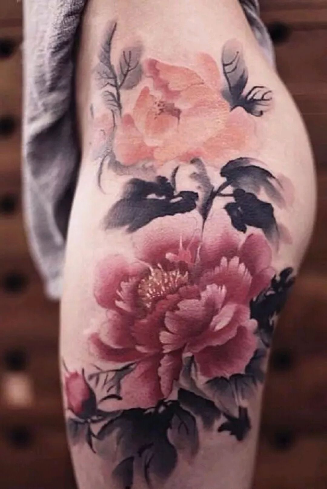 传统纹身图案寓意第十六集:梅花 菊花 荷花 牡丹