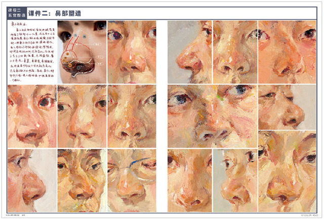 画好色彩头像从五官开始，央美色彩作品，这才是高分卷该有的样子