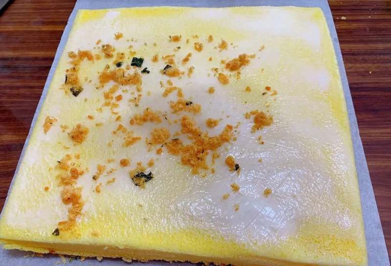 海苔肉松卷（山东欧米奇配方分享厚厚海苔肉松卷口感咸香）