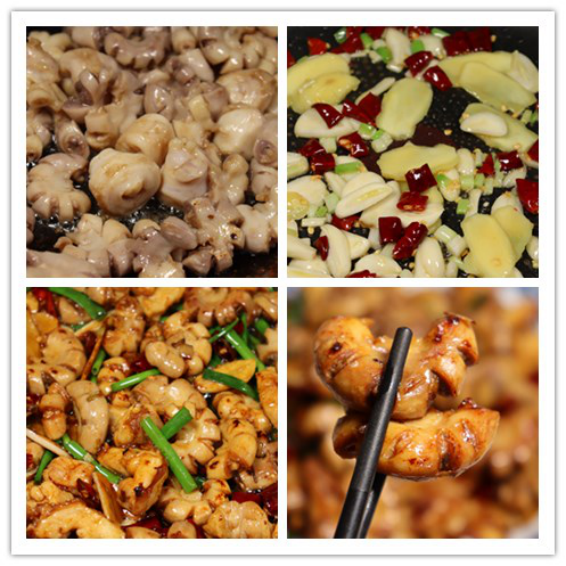 花肠很脆很好吃，可惜很多人不懂怎么做，不要焯水，出锅香脆可口