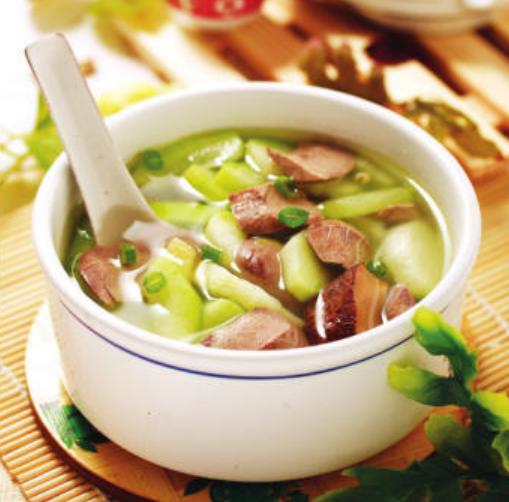 春季滋补汤“蒲瓜腰片汤、肉片芥菜汤、膨鱼鳃海龙炖猪肉”的做法