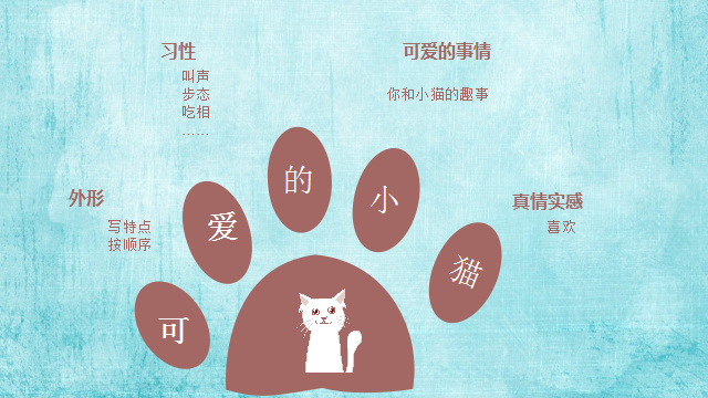 「清清的习作课」习作指导——《可爱的小猫》