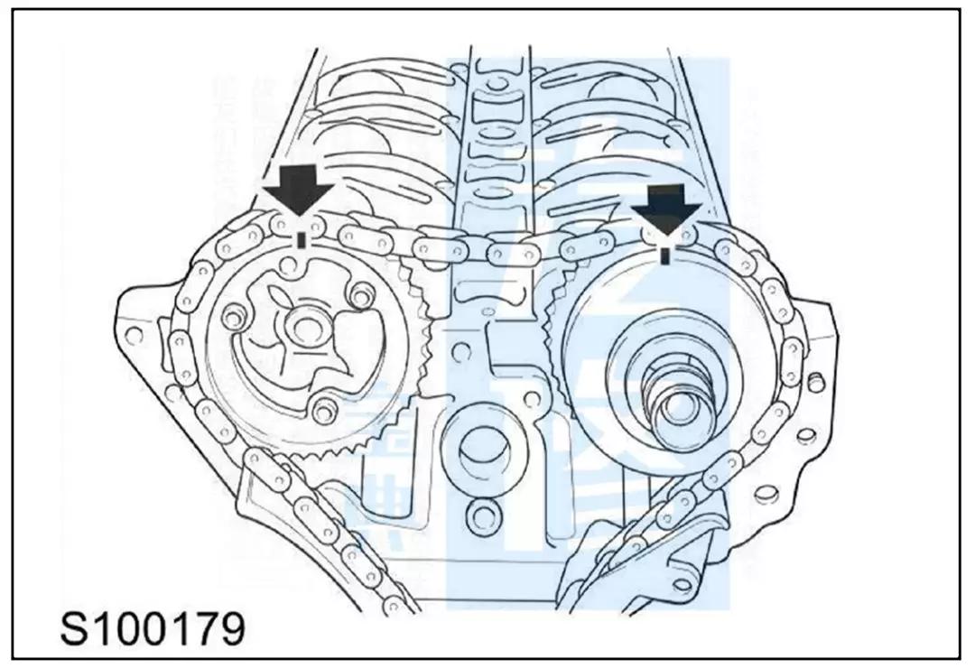 荣威发动机正时皮带示意图