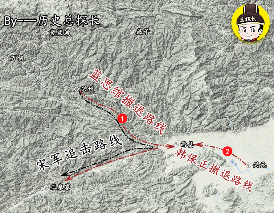 地图上的战争：宋军进攻后蜀，6万大军荡平蜀军，顺利攻占蜀地