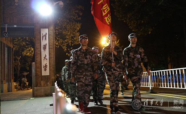 清华大学新生军训拉练集锦