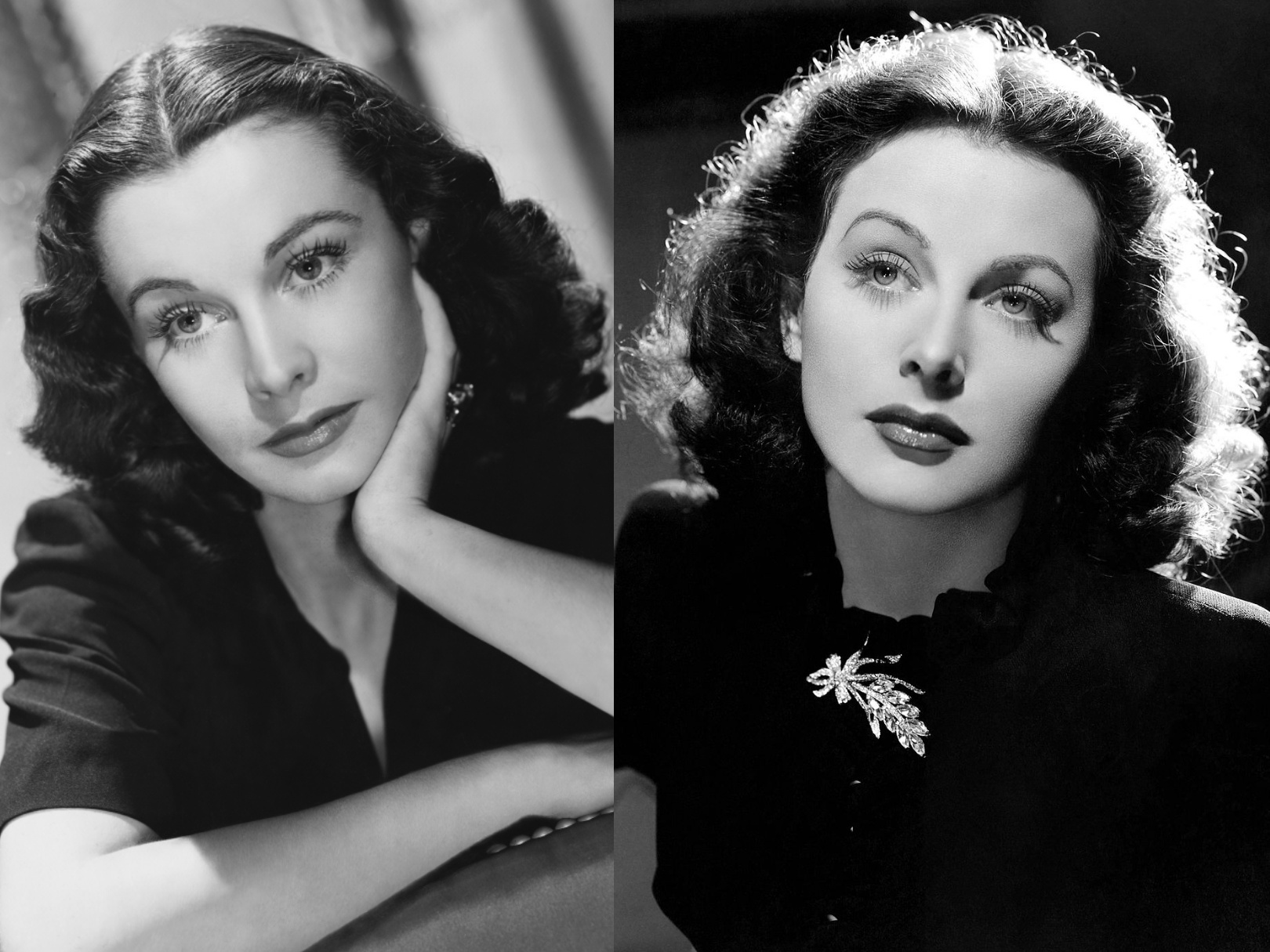 绝色佳人费雯丽和海蒂拉玛：美得像双胞胎，却都在爱情里吃尽苦头