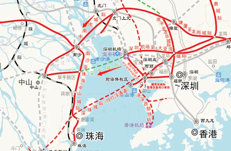 总投资7463亿，广东30条城际铁路最新动态，21条新开工