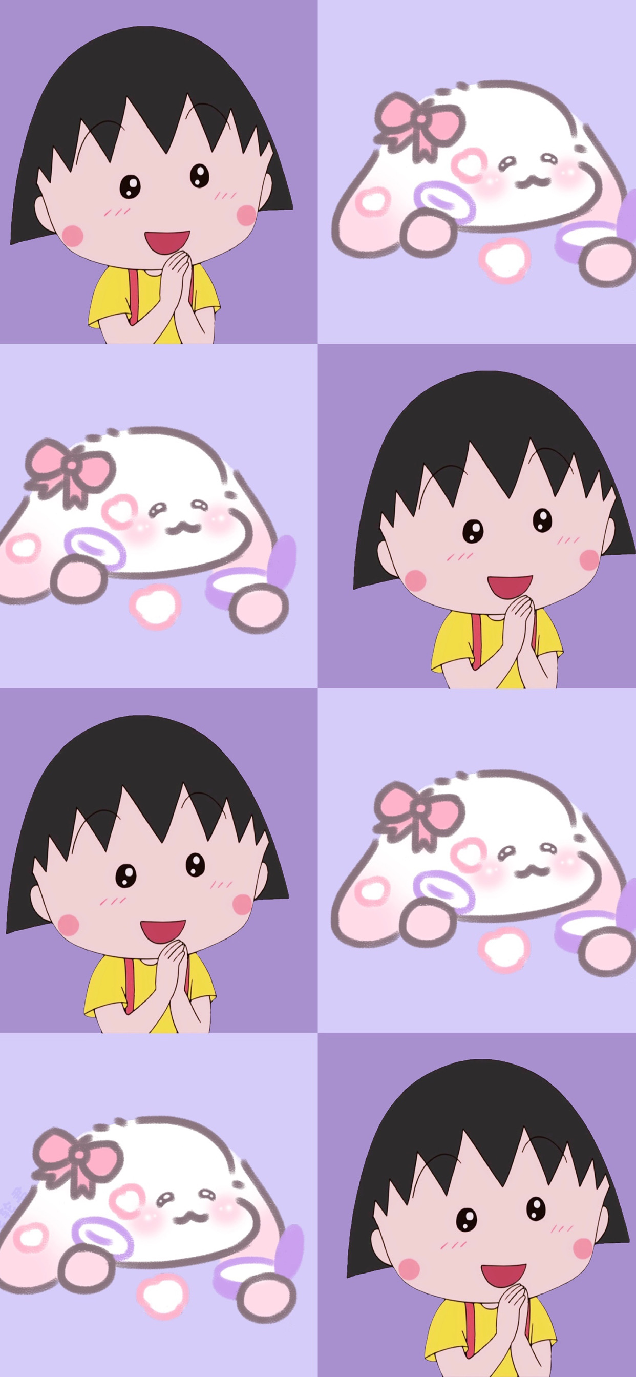 卡通动漫壁纸,樱桃小丸子专场,可爱爆了