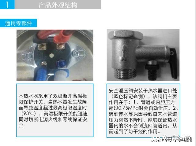 惠而浦電熱水器安裝維修培訓手冊