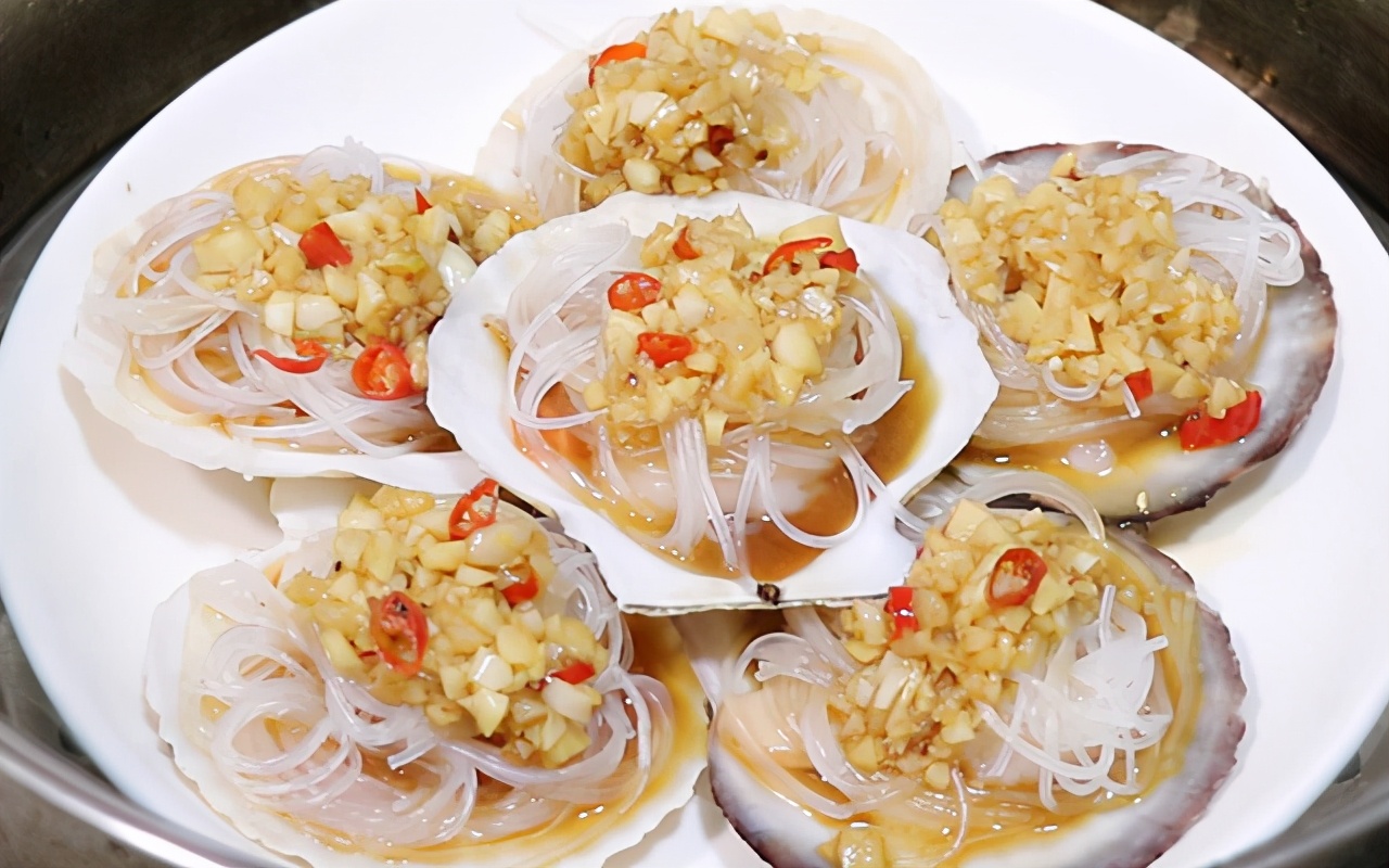 扇贝粉丝蒜蓉家常做法详解扇贝粉丝蒜蓉做法的5个步骤