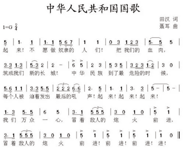 1978年修改的国歌还有多少人记得？与现在的国歌有什么不同？