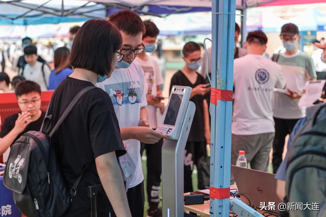 #大连头条#高校开学进行时！终于等到你