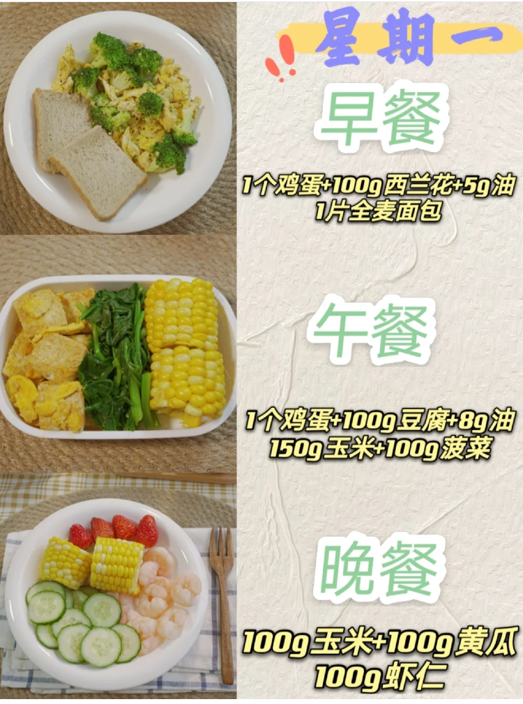 減肥餐,減肥餐 一日三餐食譜月瘦10斤