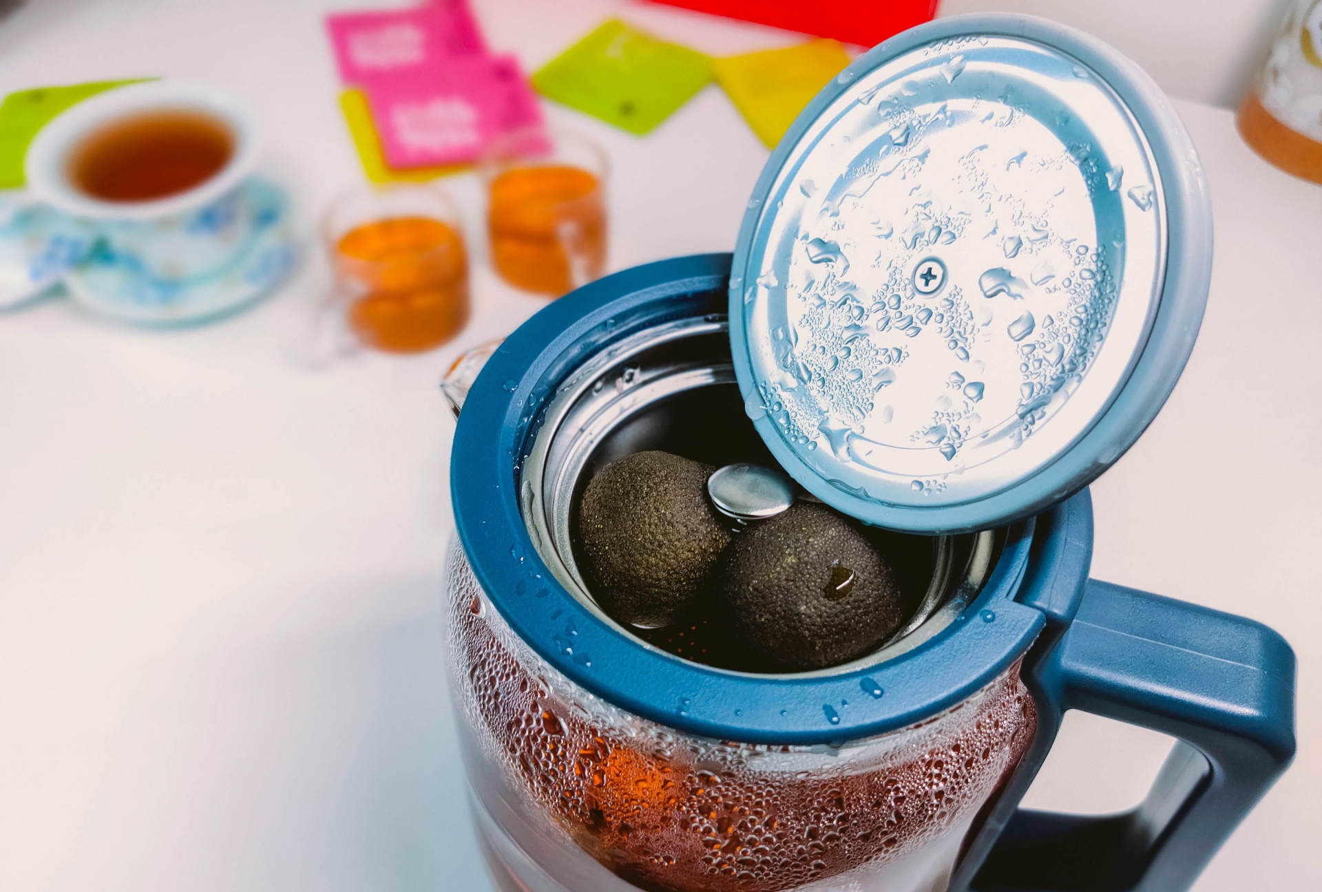 永不担心煮茶过度，贝贝康煮茶器深度体验：蒸汽喷淋+兼做养生壶