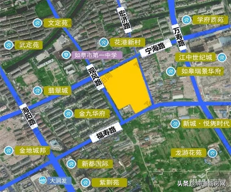 南通土拍预告：起拍价超上一块成交价！如皋房价要上天？