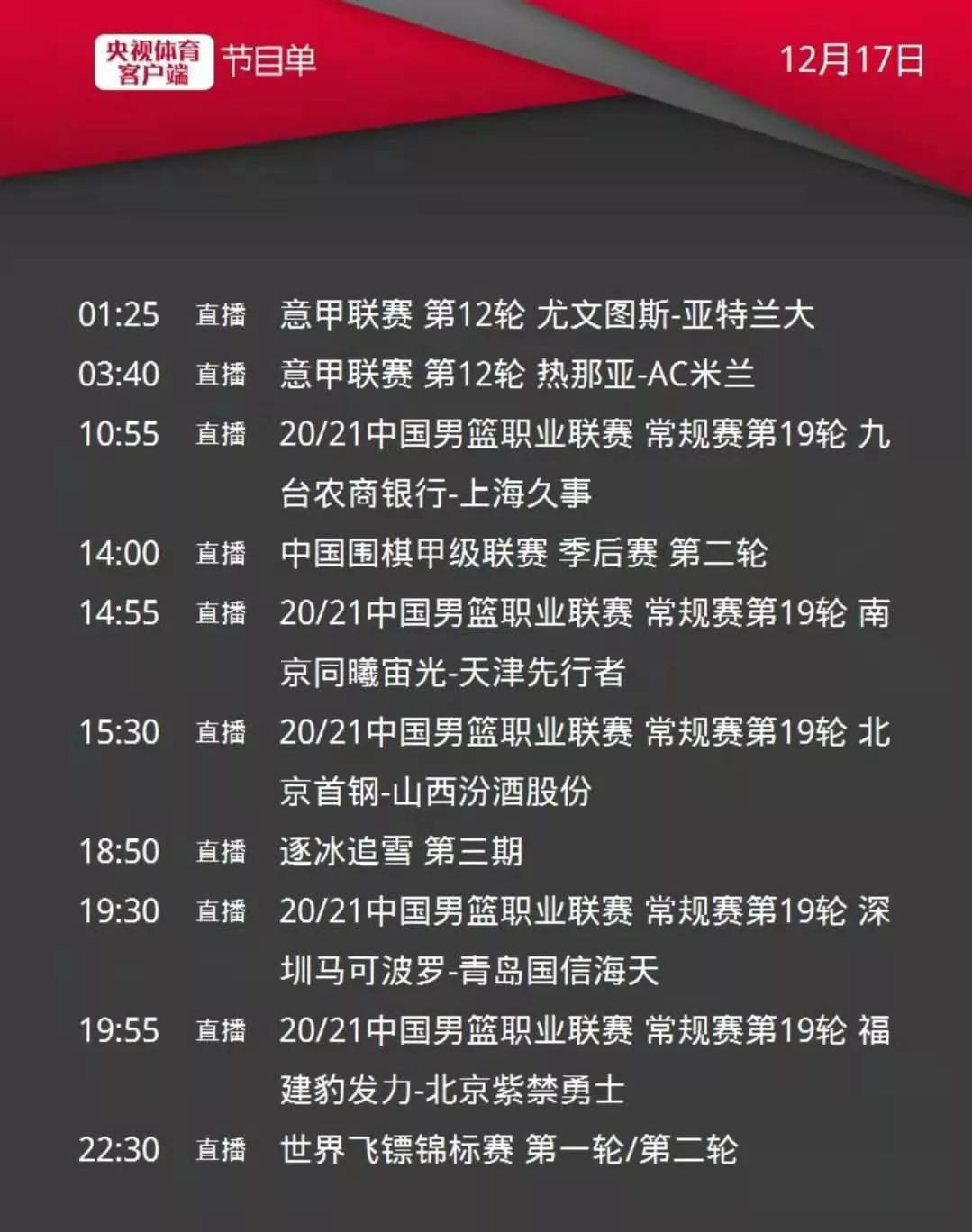 2020年哪里可以看cba直播(央视体育今日节目单:直播CBA(11点吉林、20点福建))